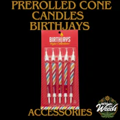 5 pack Pre-Rolled Cone Candles (BirthJays)