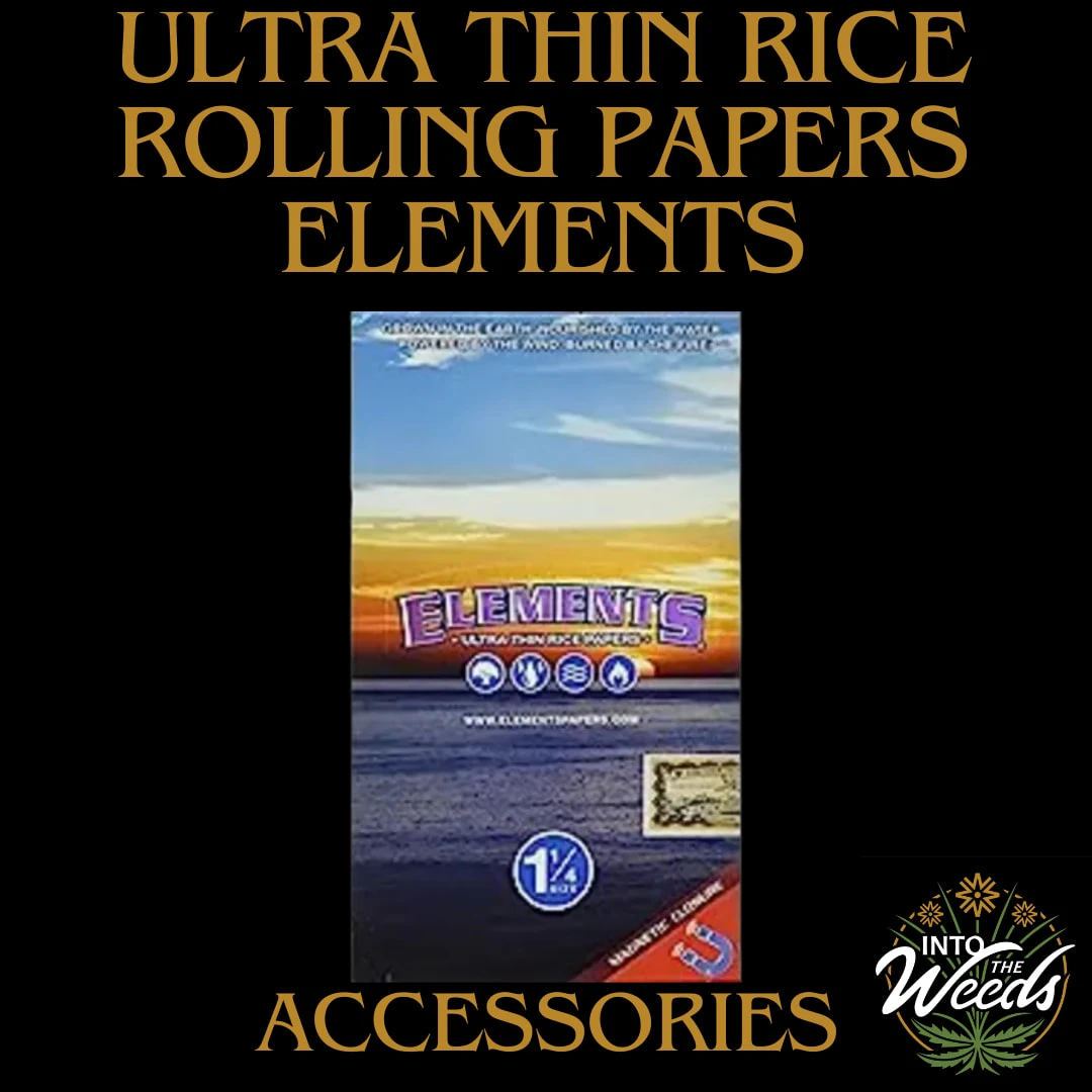 Elements - Ultimate thin rice Rolling Papers - Single Wide Main Image