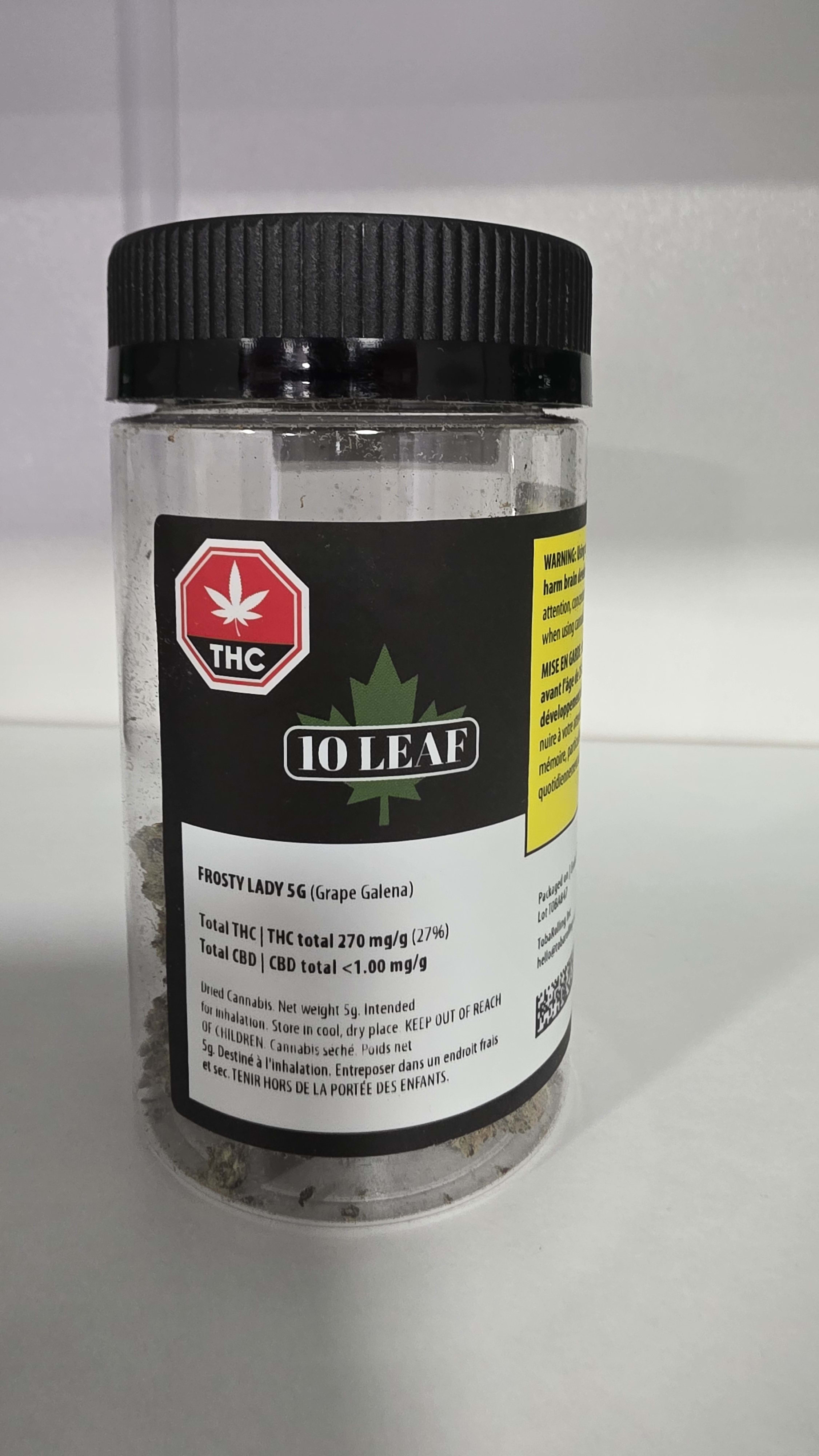 10 Leaf - Fosted Lady 5g Flower