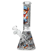 10" 5mm Arsenal Street Bear Beaker - Design 1