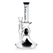 9.5" Marley Gemini Elegance Bong - Black
