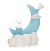 Dream Moon glow in the dark silicone water pipe
