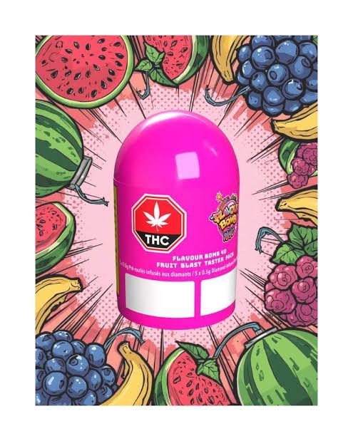 Pink Berry Rush 5 x 0.5g Diamond Infused Pre-Rolls