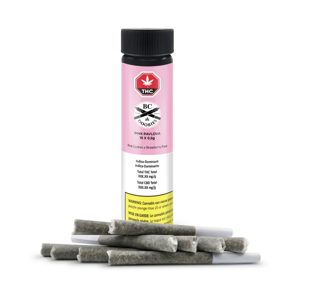 BC DOOBIES | PINK PAVLOVA PRE-ROLLS - 5