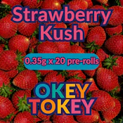 Strawberry Kush (0.35g x 20PR) - Okey Tokey