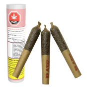 Watermelon Mojo 60's+ 3 x 0.5g Dbl Infused Pre-Rolls