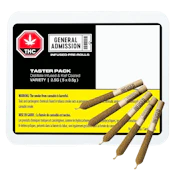 GA Taster Pack Triple Distillate & Kief Coated - Strawberry Mango, Blue Razz (Sat), Tiger blood, Passion Fruit, Cherry Watermelon (Ind) 5 X 0.5g