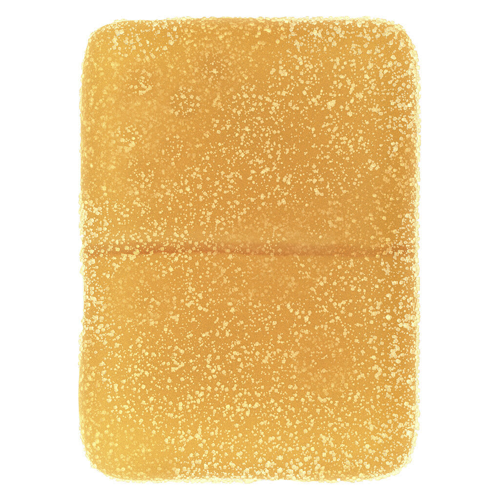 REAL FRUIT SOUR PEACH MANGO 3:1 CBG:THC GUMMY - 10mg x 1
