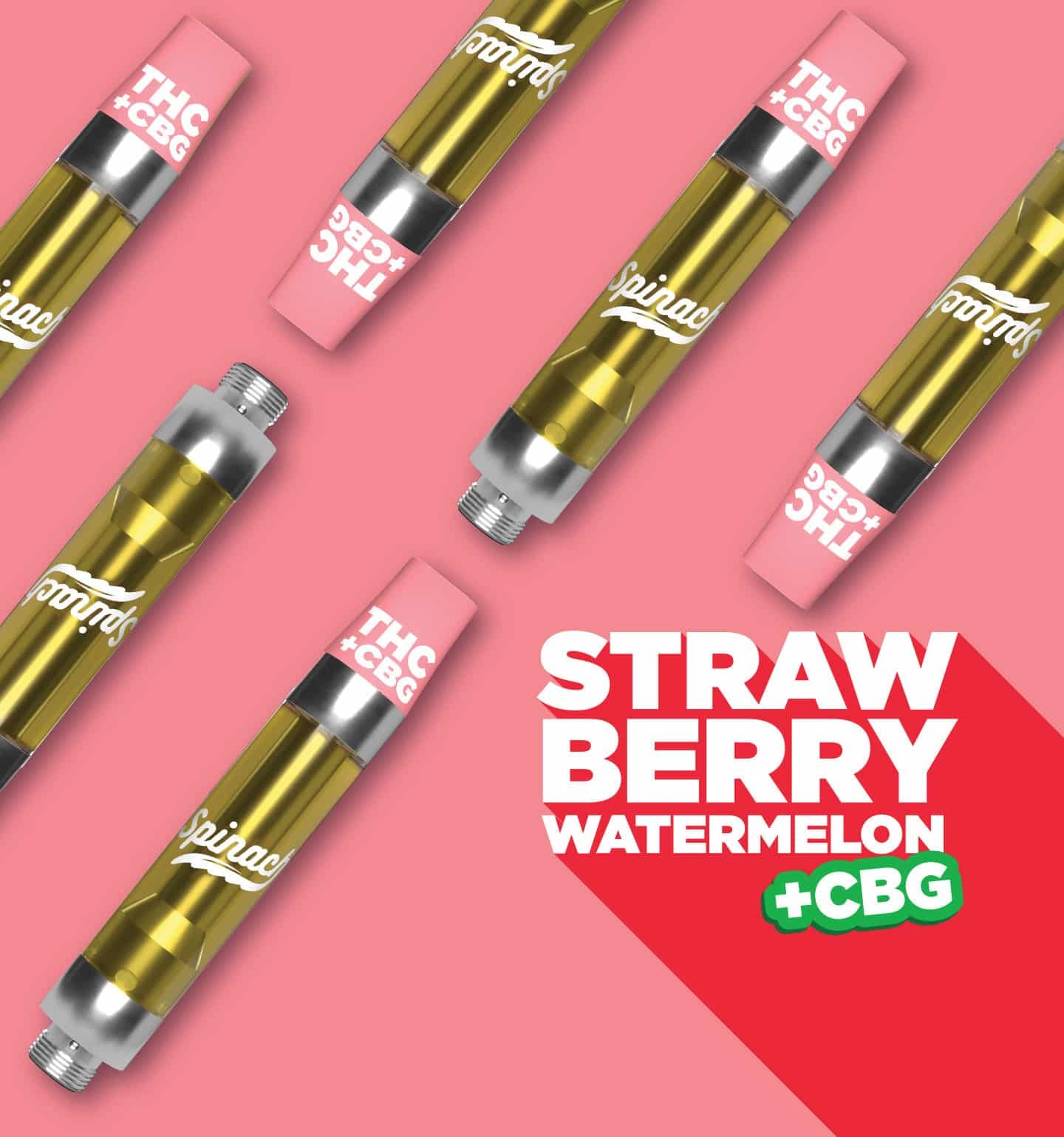 Vape - 1.2g Strawberry Watermelon 10:1 THC:CBG Hybrid