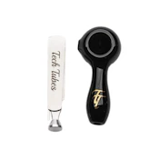 ACC - Tech Tubes - 3.5" Glass Pipe Black