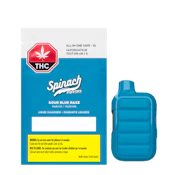 Spinach Pufferz Sour Blue Razz AIO - 1g