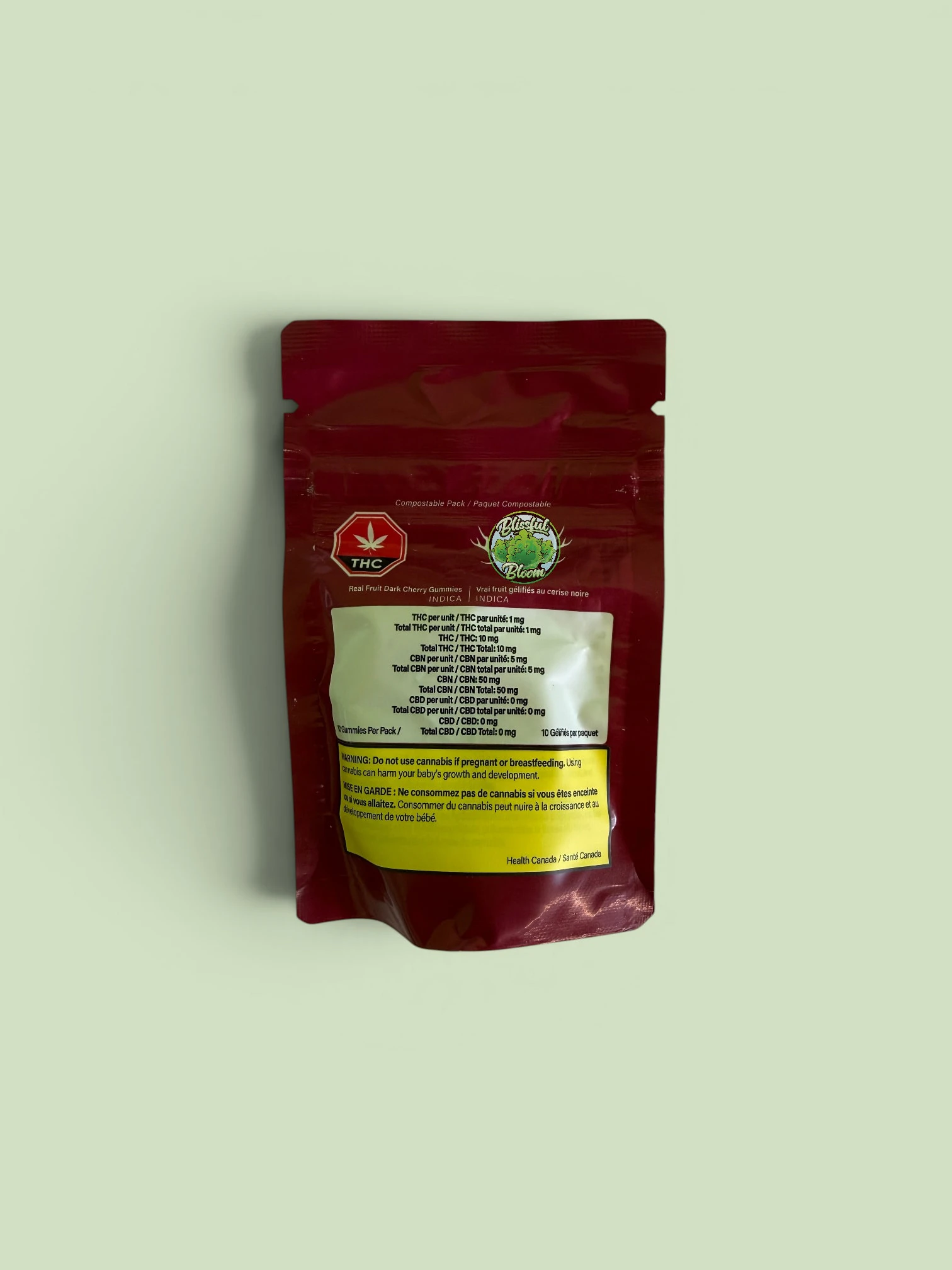 WYLD - Wyld - Dark Cherry 5:1 - 10x5MG CBN: 10x1MG THC Main Image