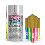 BABY JEETER MIXER PACK DISTILLATE + KIEF INFUSED 0.5G 5PK PRE-ROLLS