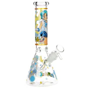Japanese Animation Girl Version 2 Beaker Glass Water Pipe - 10"