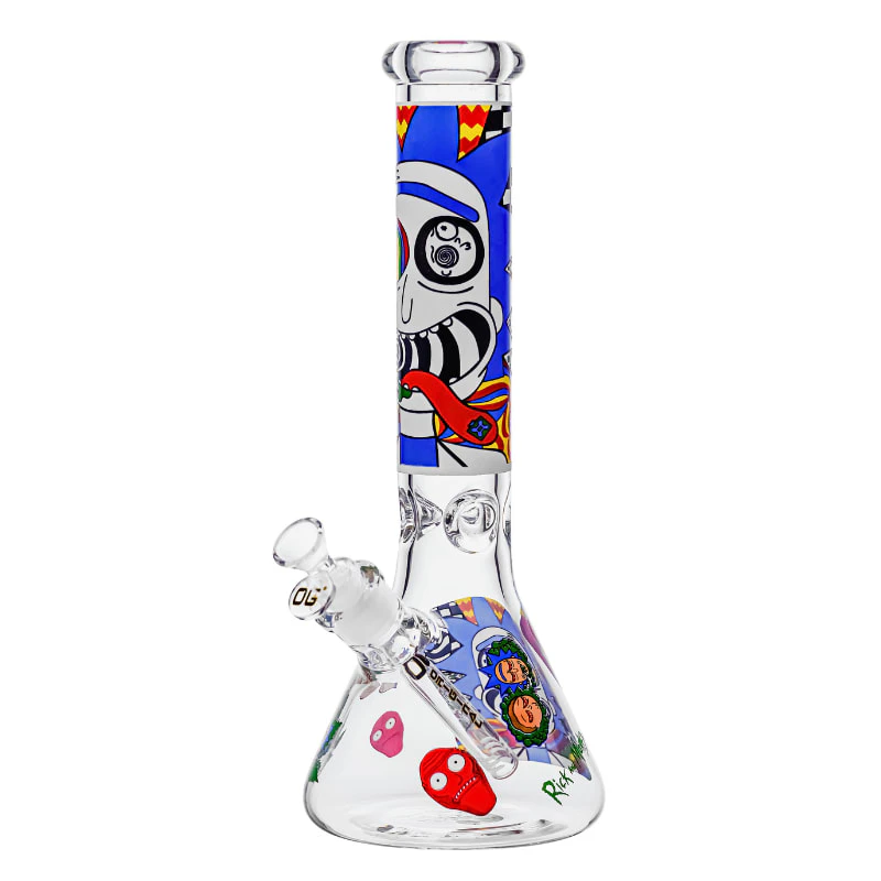 Budget Cannabis - 14" 7mm OG Original DIFF. DESIGN Beaker Bong Main Image