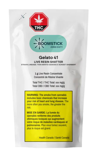 GELATO 41 LIVE RESIN SHATTER - 1