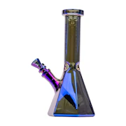 10" Terminator Hex Base Water Pipe - Metallic Blue