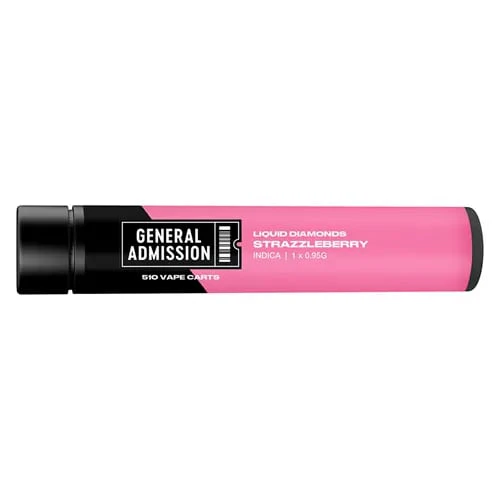 GENERAL ADMISSION - Strazzleberry Liquid Diamond 0.95g Prefilled Vape Cartridge - General Admission Main Image