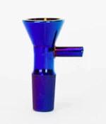Electroplated Blue 14mm Joint Bowl Piece
