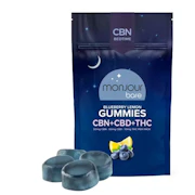 Monjour Bare CBN Bedtime Blueberry Lemon Soft Chews 4x4.5g