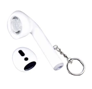 Earphone Silicone Hand Pipe Keychain