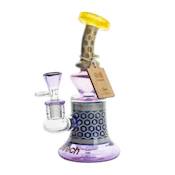 8" Glass Pattern Bong