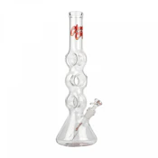 16" Moe Money Triple Donut Tube - Clear