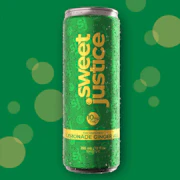 Sweet Justice Lemonade Ginger Ale 10mg THC:CBG 1:1 355mL Soda
