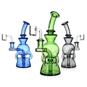 Phoenix Star - 7" Recycler Oil Rig w/ Quartz Banger (Multiple Colours)