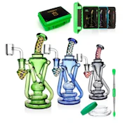 Phoenix Star - Wig Wag  Recycler Dab Rig Travel Kit 7.8"