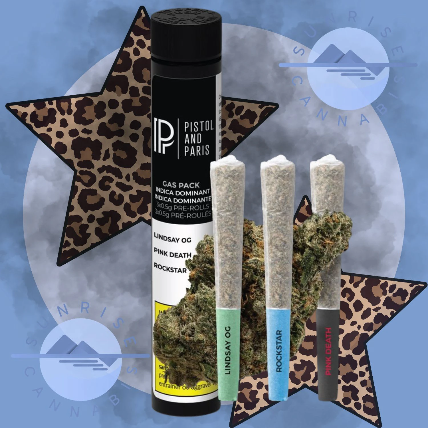 Pistol and Paris - GAS PACK - PISTOL AND PARIS - 3X0.5G Main Image