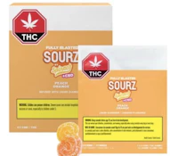 PEACH ORANGE 10 PIECES 1:1 THC/CBD