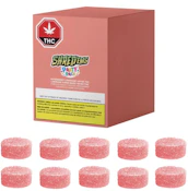 Multipack of 10 Shred'ems Superberry Lemonade MAX10 Party Pack 1 x 10mg THC Soft Chews