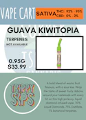 TRIPPY SIPS - GUAVA KIWITOPIA LIQUID DIAMOND BLEND CART