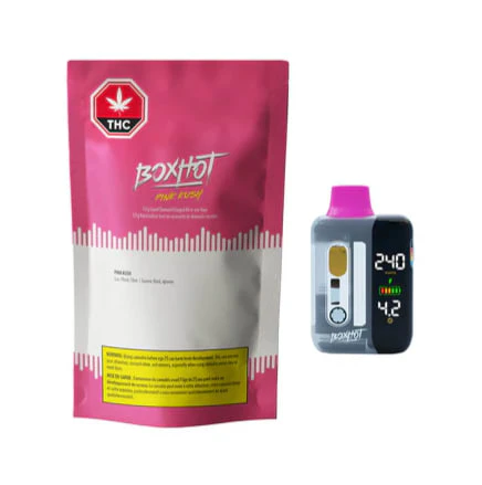 BOXHOT - Pink Kush Liquid Diamond Charged AIO Vape 1G Main Image