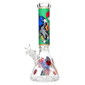 14" 7mm Arsenal Hidden Warrior Beaker(Design 3)