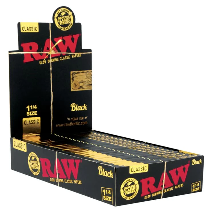 MAPLE CRAFT - Raw Black 1.25 Rolling Paper (New Barcode Main Image