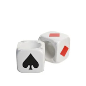 Fujima Playing Card Suits Cube Ashtray