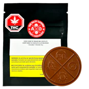 The Hazy Camper Cherry Bomb Organic Milk Chocolate THC 10mg 5.5g chocolate
