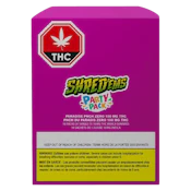 Multipack of 10, Shred'ems Pardise PNCH Zero MAX10 4.5g THC Soft Chew