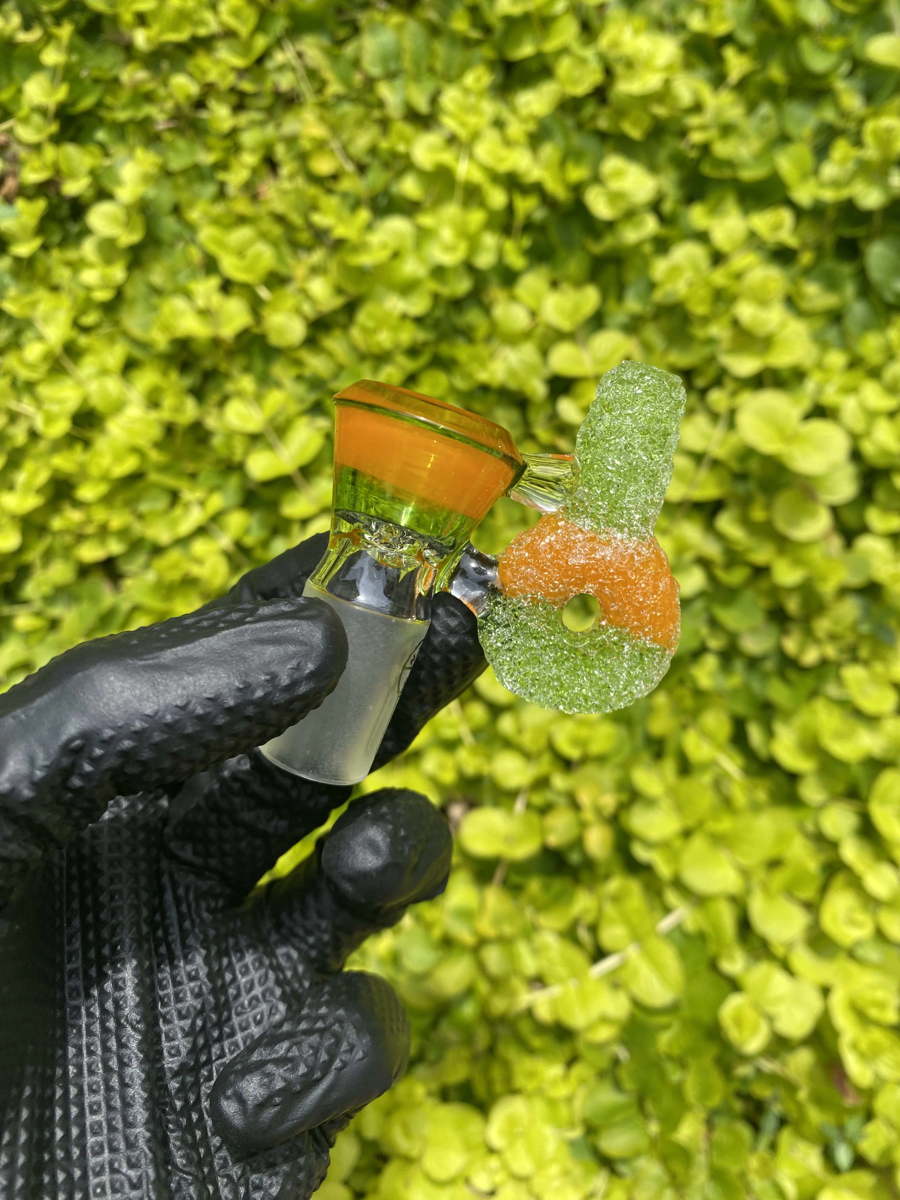 Niko B-H Glass - Niko B-H Glass - Green & Orange, Sour Key, 18 mm - Bowl Main Image