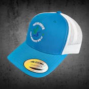 Wendover Trucker Turquoise/White