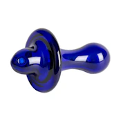 Dual Vent Air Flow Carb Cap - Blue