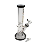 Glass Straight Bong 12" 9mm