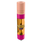 Flavour Bomb Atomic Peach Liquid Diamond 0.95g Prefilled Vape Cartridge - Nugz