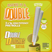 Good Supply Double Dutchies: Double Up 2 x 1g Pre-Rolls