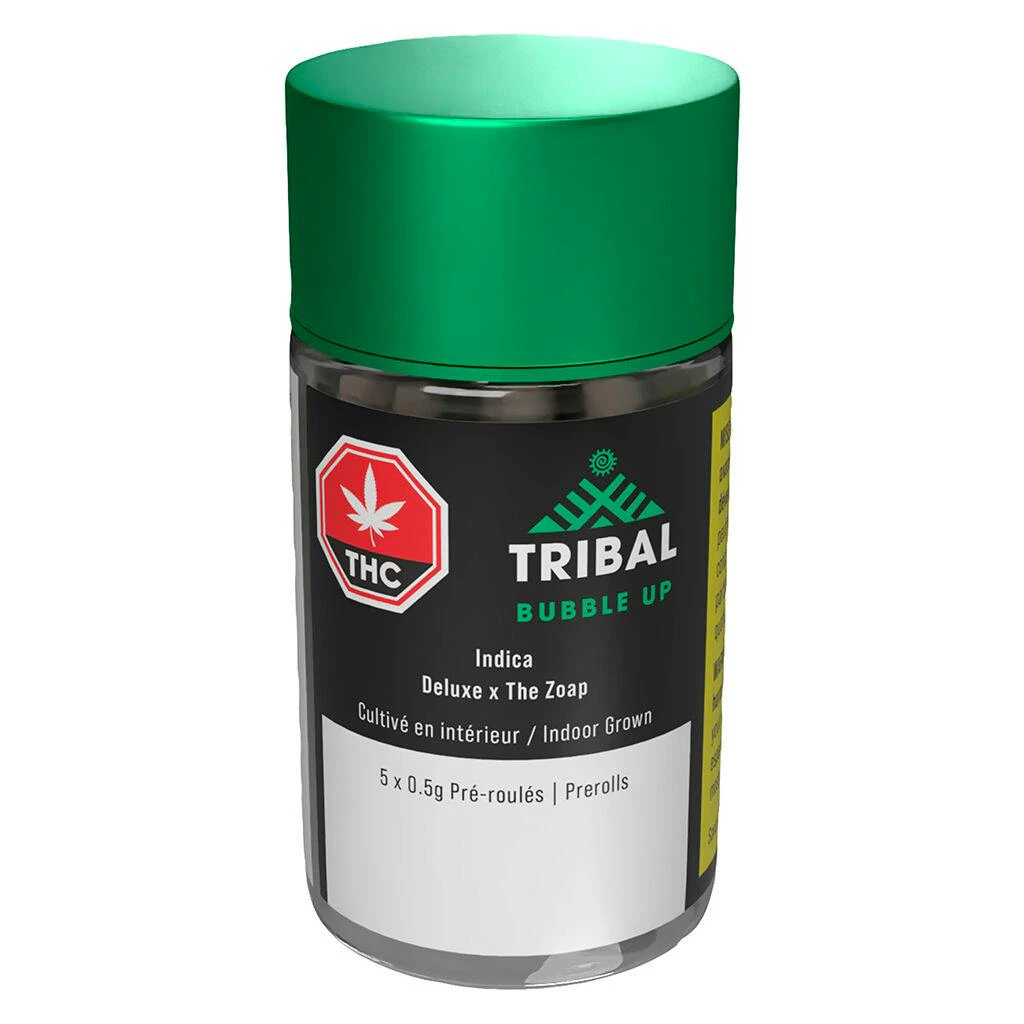 TRIBAL - Bubble Up 5 x 0.5g Pre-Rolls Main Image