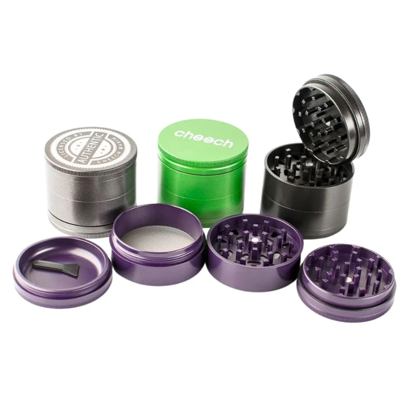 smoke arsenal - Cheech 63mm 4 Piece Classic GREEN Grinder Main Image