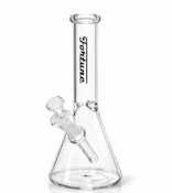 O Fortune | 10" Beaker Bong (Black)