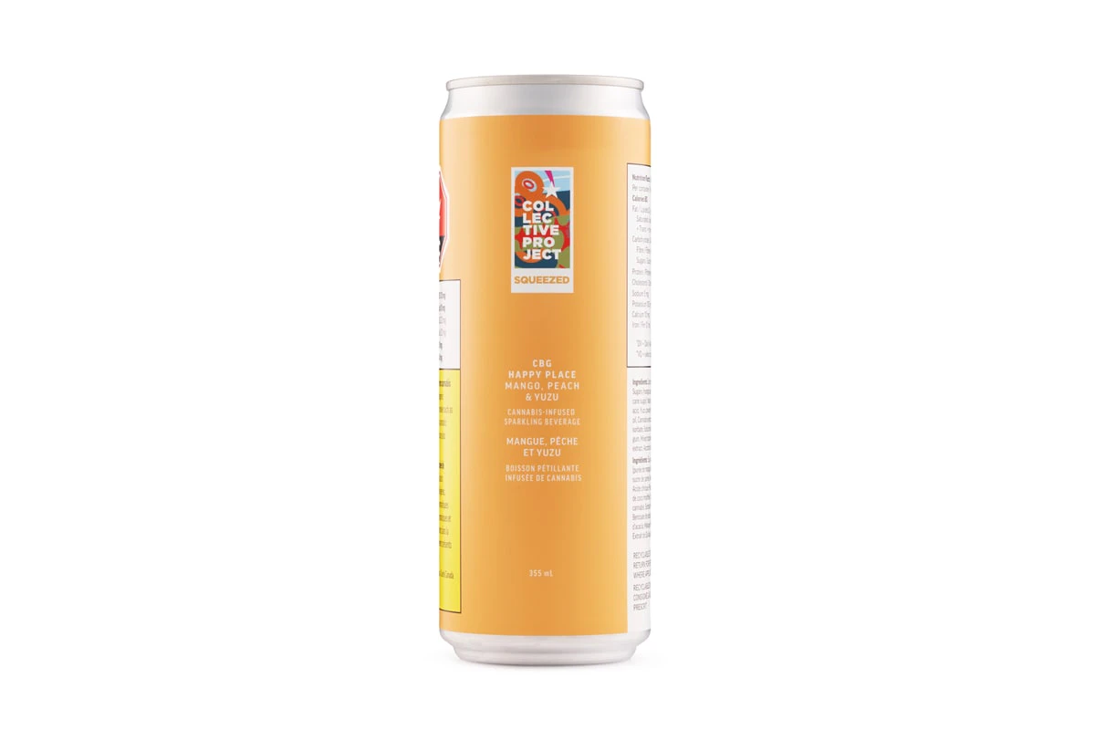 COLLECTIVE PROJECT - Collective Project Happy Place (CBG:THC 20:10) 355mL Beverage Main Image